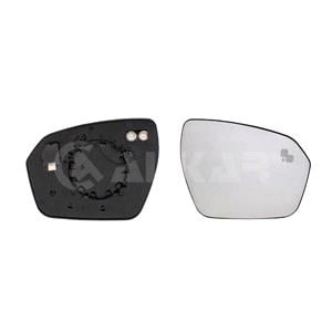 Wing Mirrors, Right Wing Mirror Glass (heated, with blind spot warning indicator) & Holder for RANGE ROVER EVOQUE, 2011 2015, 