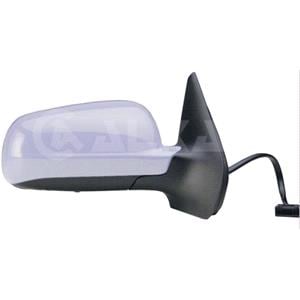 Wing Mirrors, Right Wing Mirror (electric, heated, primed cover, blue tinted glass) for Volkswagen BORA, 1998 2005, 