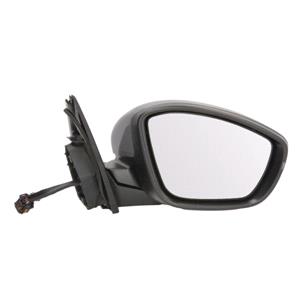 Wing Mirrors, Right Wing Mirror (electrical, heated, indicator, puddle lamp, primed cover, power folding, WITHOUT blind spot warning indicator) for Peugeot 308 Hatchback Van 2015 Onwards, 