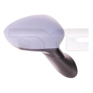 Wing Mirrors, Right Wing Mirror (electric, heated, primed cover) for Fiat 500 C, 2009 Onwards, 