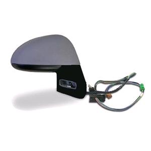 Wing Mirrors, Right Wing Mirror (electric, heated, chrome glass) for Citroen C4 Coupe 2004 2010, 