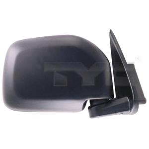 Wing Mirrors, Right Wing Mirror (manual, black cover) for Toyota HILUX Pickup, 2001 2005, 