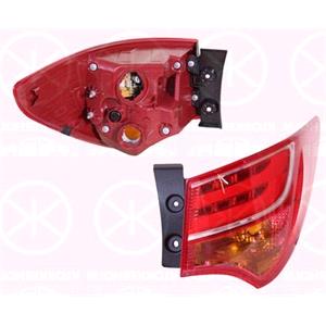 Lights, Right Rear Lamp (Outer, On Quarter Panel, LED Type) for Hyundai SANTA FÉ III 2013 on, 