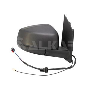 Wing Mirrors, Right Wing Mirror (Electric, Heated, AM/FM Aerial, Black Textured Cover) for Volkswagen CADDY V Van/MPV 2020 Onwards, 