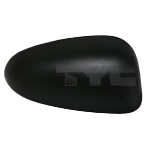 Wing Mirrors, Right Wing Mirror Cover (Black, Grained) for Ford KA, 2009 2015, 
