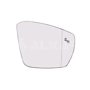 Wing Mirrors, Right Wing Mirror Glass (heated, blind spot warning lamp) for Volkswagen T ROC 2017 2021, 
