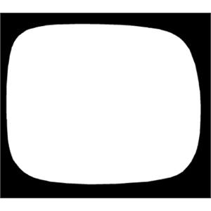 Wing Mirrors, Right Stick On Wing Mirror glass for Volvo XC 90 2007 2014, AUTOVIEW