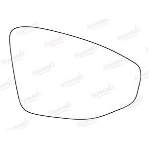 Wing Mirrors, Right Stick On Wing Mirror Glass for Audi A3 Limousine 2020 Onwards, 