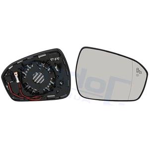 Wing Mirrors, Right Wing Mirror Glass (heated, blind spot warning lamp) for Ford MONDEO Saloon 2014 Onwards, 