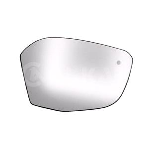 Wing Mirrors, Right Wing Mirror Glass (heated, with blind spot warning lamp) for Citroen C4 III 2020 Onwards, 