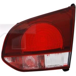 Lights, Right Tail Lamp (On Boot Lid, Smoke Red/Clear, Hatchback Models) for VW GOLF VI (GTD/ GTI) 2008 2013, 