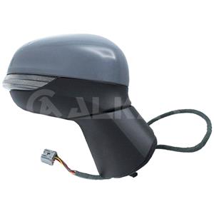 Wing Mirrors, Right Wing Mirror (electric, heated, indicator, primed cover, blind spot warning lamp) for Ford PUMA 2019 Onwards, 