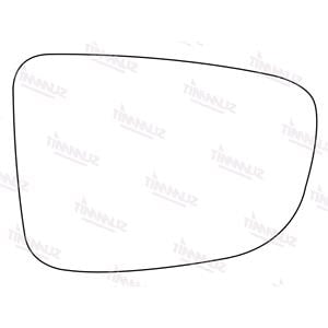 Wing Mirrors, Right Stick On Wing Mirror Glass for Mazda 2, 2014 Onwards, SUMMIT