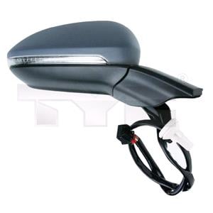Wing Mirrors, Right Wing Mirror (electric, heated, indicator, primed cover) for Volkswagen GOLF VII 2012 Onwards, 