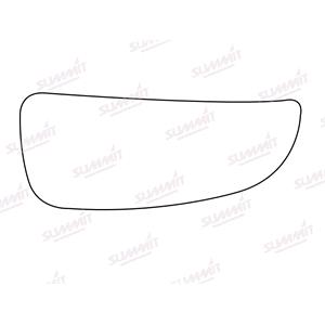 Wing Mirrors, Right Stick On Blind Spot Wing Mirror Glass for Citroen RELAY Bus, 2006 Onwards, SUMMIT