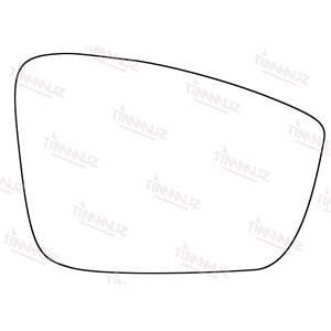Wing Mirrors, Right Stick On Mirror Glass for Seat Mii 2011 Onwards, 