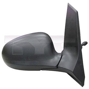 Wing Mirrors, Right Wing Mirror (Manual, Black Cover) for Ford KA, 2009 2015, 