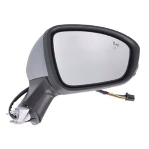 Wing Mirrors, Right Wing Mirror (electric, heated, indicator, primed cover, BLIND SPOT WARNING, power folding) for Mitsubishi COLT VII Hatchback 2023 Onwards, 