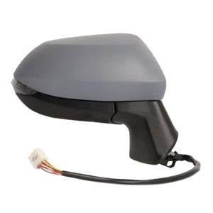 Wing Mirrors, Right Wing Mirror (electric, heated, indicator, primed cover, power folding) for Toyota COROLLA Saloon 2019 Onwards, 