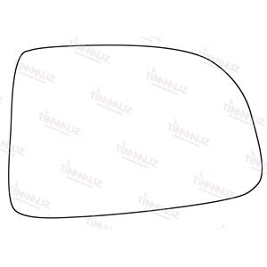 Wing Mirrors, Right Stick On Wing Mirror Glass for Kia CARENS III 2006 2013, SUMMIT