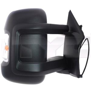 Wing Mirrors, Right Wing Mirror (electric, heated, indicator, medium arm) for PEUGEOT BOXER van, 2006 Onwards, 