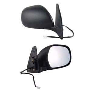 Wing Mirrors, Right Wing Mirror (electric, black cover) for Toyota LAND CRUISER (J120), 2002 2010, 