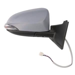 Wing Mirrors, Right Wing Mirror (electric, heated, indicator lamp, primed cover) for TOYOTA YARIS / VITZ, 2011 Onwards, 