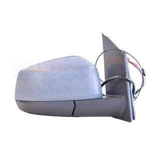 Wing Mirrors, Right Wing Mirror (electric, heated, primed cover, WITHOUT blind spot warning lamp, WITHOUT aerial) for Volkswagen CADDY CALIFORNIA V Camper 2020 Onwards, 