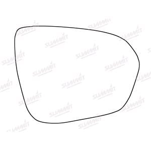 Wing Mirrors, Right Stick On Wing Mirror Glass for Dacia DUSTER 2017 Onwards, 