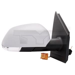 Wing Mirrors, Right Wing Mirror (manual, indicator, primed cover) for Volkswagen Polo, 2005 2009, 