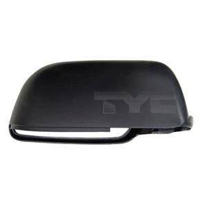 Wing Mirrors, Right Wing Mirror Cover (black) for Volkswagen Polo, 2001 2005, 