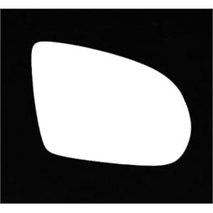 Wing Mirrors, Right Stick On Wing Mirror Glass for Audi A8, 2010 Onwards, SUMMIT