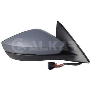 Wing Mirrors, Right Wing Mirror (electric, heated, primed cover, indicator, power folding, AUTO DIM, fits Selection / Style / Monte Carlo Models only) for Skoda SCALA 2019 Onwards, 