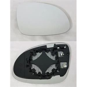 Wing Mirrors, Right Mirror Glass (heated) & Holder for SEAT ALHAMBRA , 2010 Onwards, 