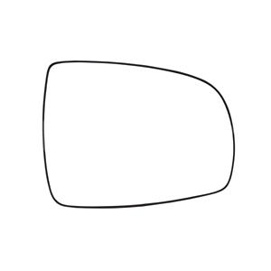 Wing Mirrors, Right Wing Mirror Glass (heated) for Nissan NOTE 2006 2013, 