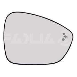 Wing Mirrors, Right Wing Mirror Glass (heated, blind spot detection/warning) for Opel Crossland X 2017 Onwards, 