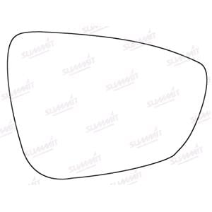 Wing Mirrors, Right Stick On Wing Mirror Glass for Ford FOCUS IV Estate, 2018 Onwards, SUMMIT