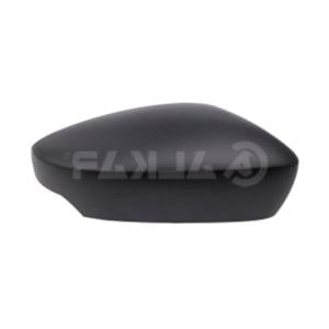 Wing Mirrors, Right Mirror Cover (black, with gap for indicator) for Skoda Fabia 2014 2018, 