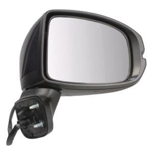 Right Wing Mirror (electric, heated, indicator, black cover, power folding) for Honda JAZZ IV, 2014-2020