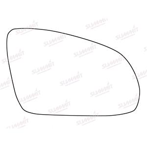 Wing Mirrors, Right Stick On Wing Mirror Glass for Hyundai KONA SUV Van 2017 Onwards, 