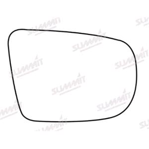 Wing Mirrors, Right Stick On Wing Mirror Glass for Subaru LEGACY IV Estate 2003 to 2009, SUMMIT