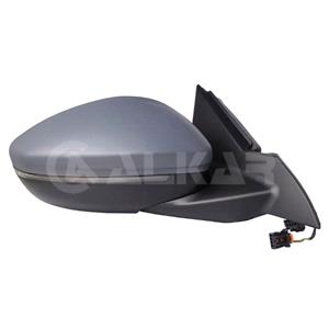 Wing Mirrors, Right Wing Mirror (electric, heated, indicator, primed cover, puddle lamp, blind spot warning, power folding) for Vauxhall MOKKA 2020 Onwards, 
