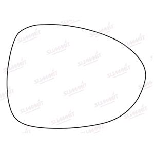 Wing Mirrors, Right Stick On Wing Mirror Glass for Mazda MX 5 MK III 2010 2016, SUMMIT