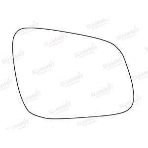 Wing Mirrors, Right Stick On Wing Mirror Glass for Holden Barina Spark 2010 to 2015, 