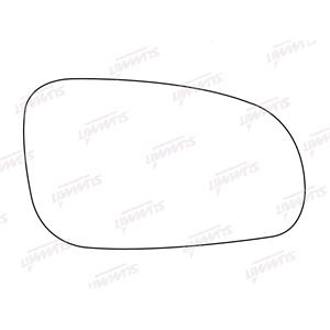 Wing Mirrors, Right Stick On Wing Mirror Glass for Volvo S60 2000 to 2003 (pre facelift), SUMMIT