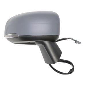 Wing Mirrors, Right Wing Mirror (electric, heated, indicator, primed cover, power folding, MEMORY, blind spot warning) for Volvo XC60 II 2017 Onwards, 