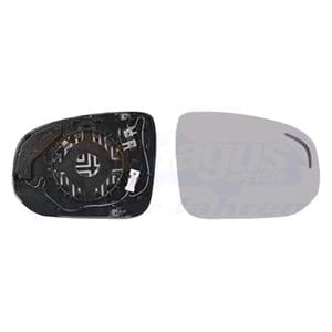 Wing Mirrors, Right Wing Mirror Glass (heated, blind spot warning) for Volvo XC60 II 2017 Onwards, 