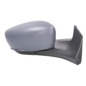 Wing Mirrors, Right Wing Mirror (electric, heated, indicator, primed cover, WITHOUT power folding) for Renault ZOE 2020 Onwards, 