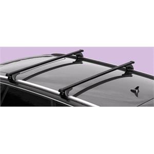 Complete set of steel roof bars, supplied with locks and keys
