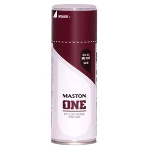 Paints, Maston One Satin Wine Red 400ml   1103005S EU , MASTON